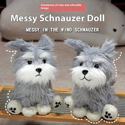 Simulation Schnauzer Plush Toy Doll Doll Cute