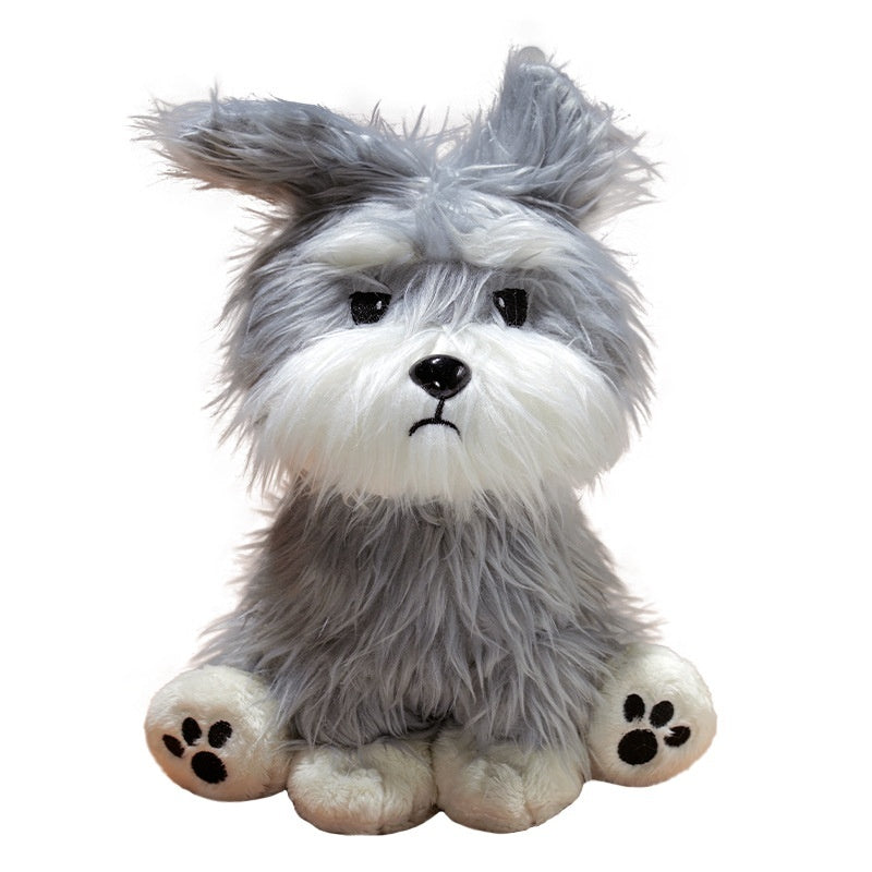 Simulation Schnauzer Plush Toy Doll Doll Cute