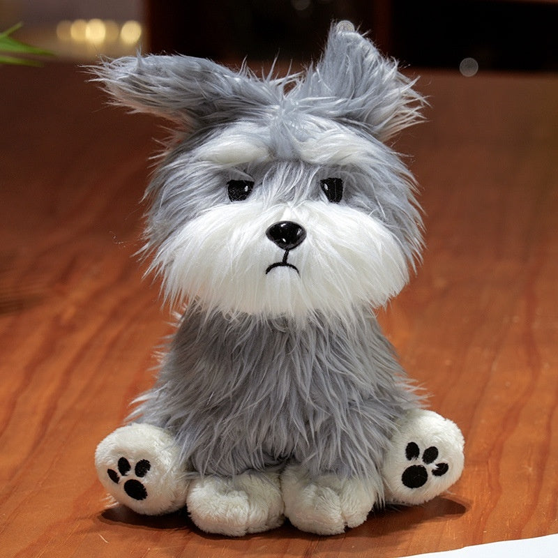 Simulation Schnauzer Plush Toy Doll Doll Cute