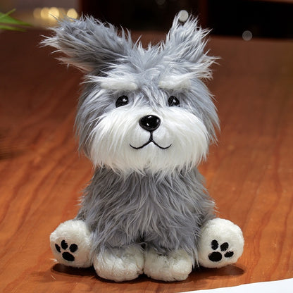 Simulation Schnauzer Plush Toy Doll Doll Cute